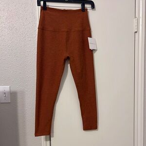 Beyond Yoga Spacedye High Rise Leggings • Size M • Low Calf Length Burnt Orange